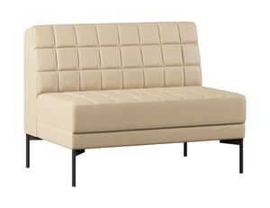 Секция без подлокотников двухместный