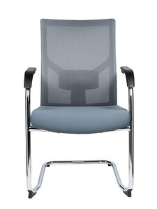 Кресло для посетителя Сильвия white/gray CF