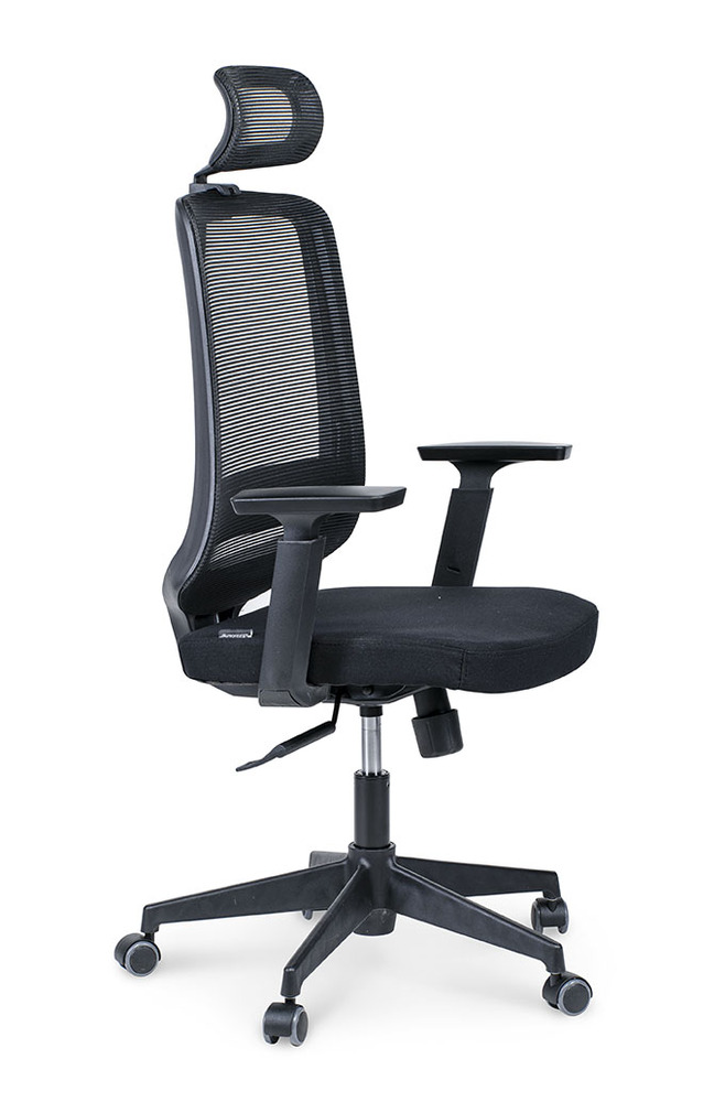 Кресло руководителя Лондон офис black plastic