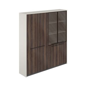 Шкаф высокий (для одежды) и шкаф комбинированный со стеклом