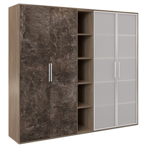 Шкаф высокий 4 створки, с нишей