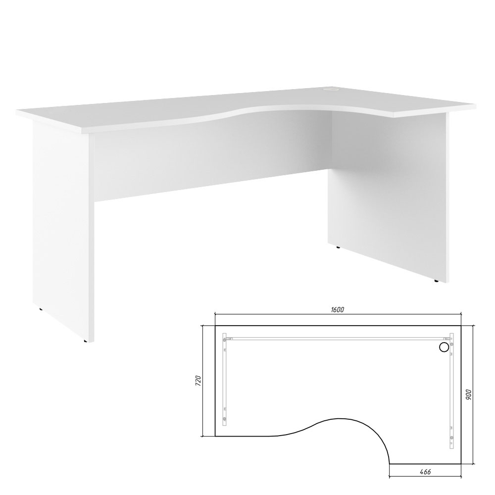 Стол эргономичный правый