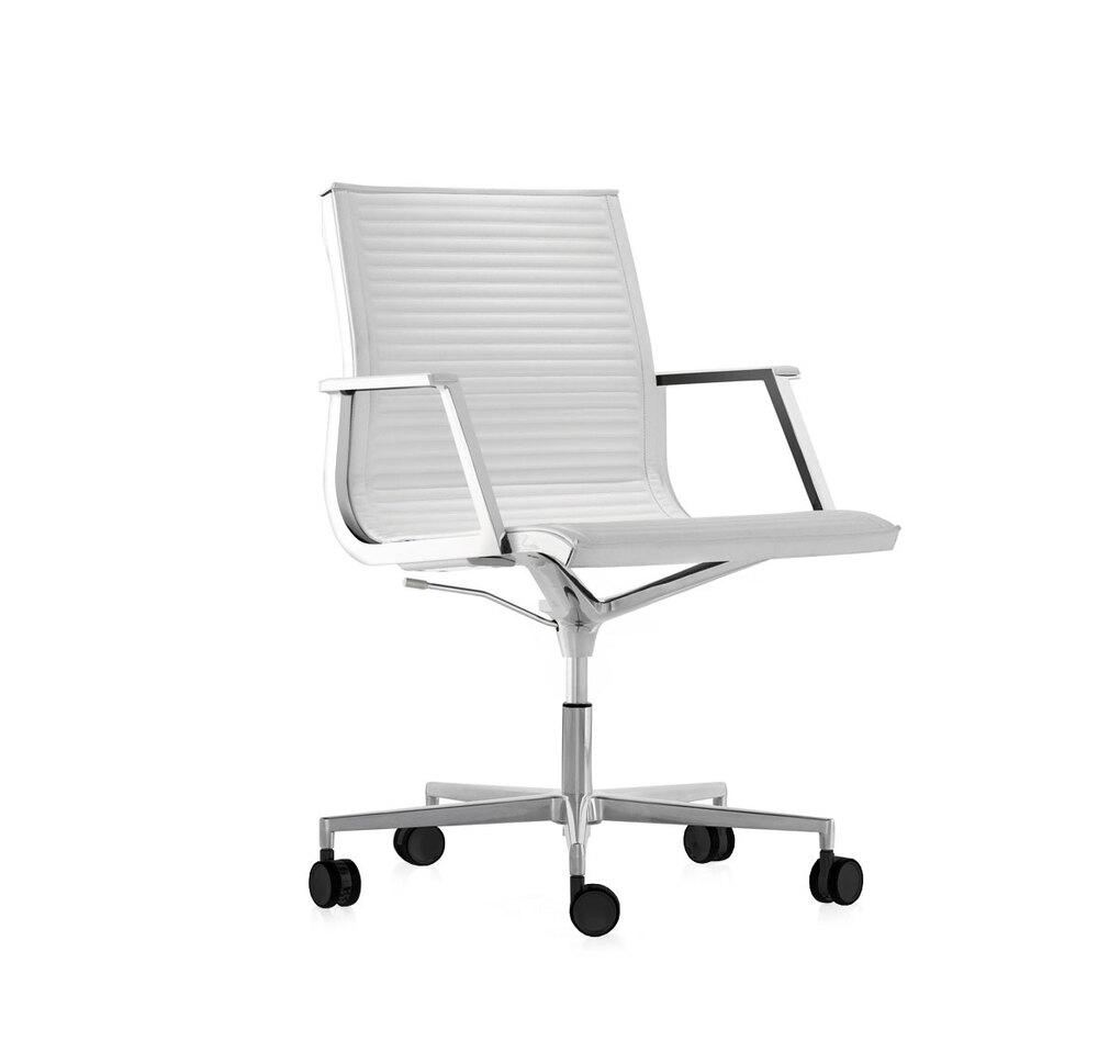 NULITE/B Кресло кожа хром