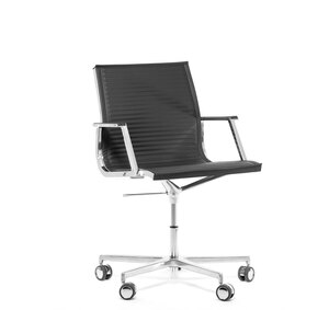 NULITE/B Кресло кожа хром