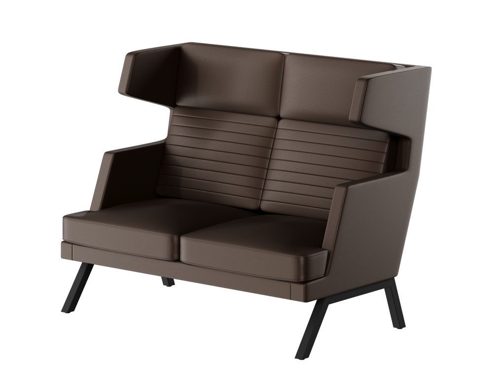 Диван двухместный высокий