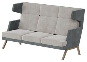 Диван трёхместный высокий