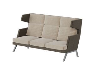 Диван трёхместный высокий