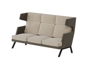 Диван трёхместный высокий