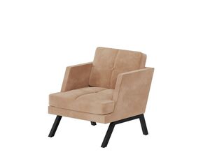 Кресло с декором из пуговиц