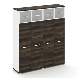 Шкаф две широкие секции, 5 ниш