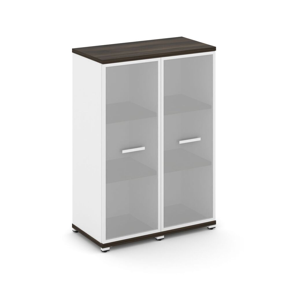 Шкаф две узкие секции, 3 ниши