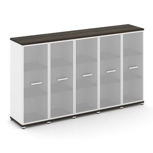 Шкаф пять узких секций, 3 ниши