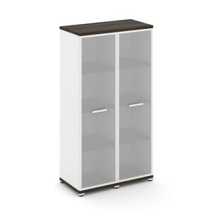 Шкаф две узкие секции, 4 ниши