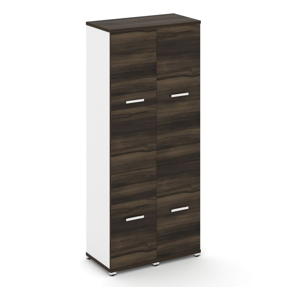 Шкаф две узкие секции, 5 ниш