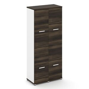 Шкаф две узкие секции, 5 ниш