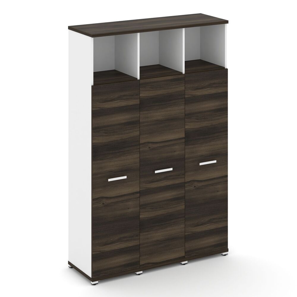 Шкаф три узкие секции, 5 ниш