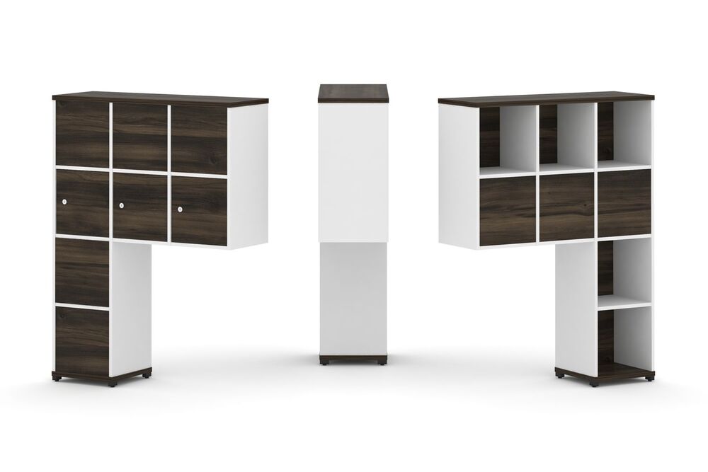 Надставка высокая + (Задняя стенка 8 шт) + (Распашной фасад - 3 шт)