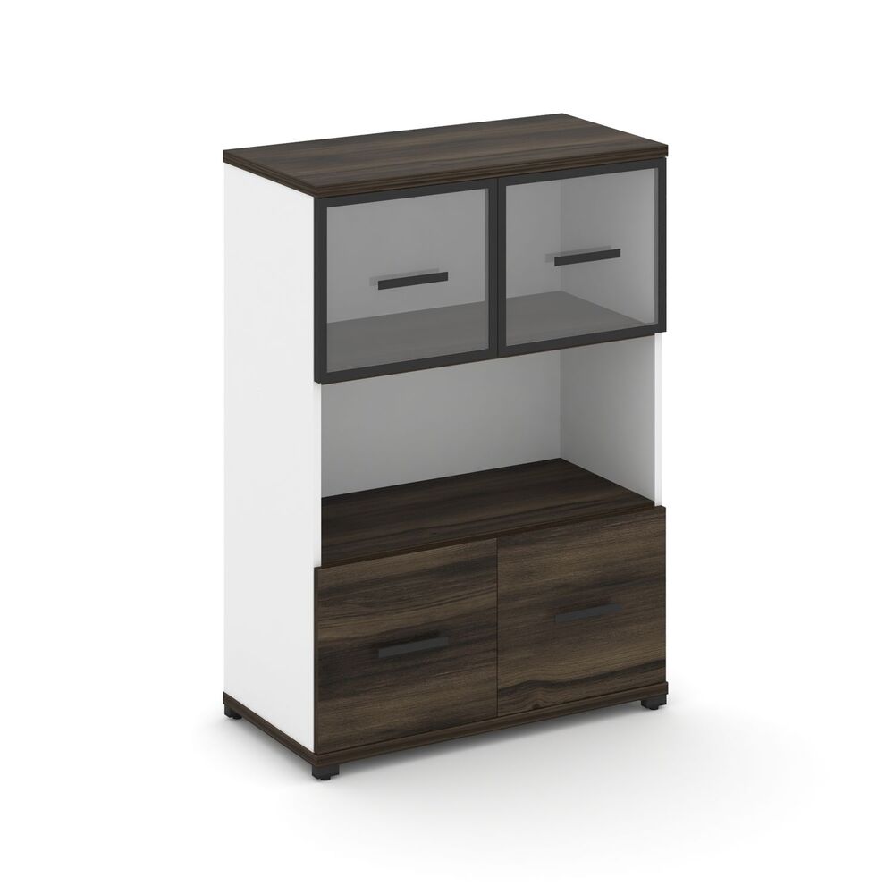 Шкаф одна широкая секция, 3 ниши