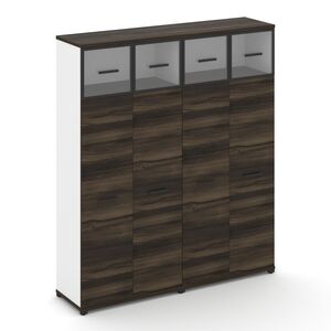 Шкаф две широкие секции, 5 ниш