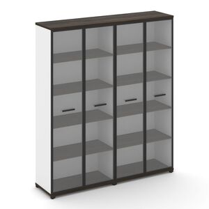 Шкаф две широкие секции, 5 ниш