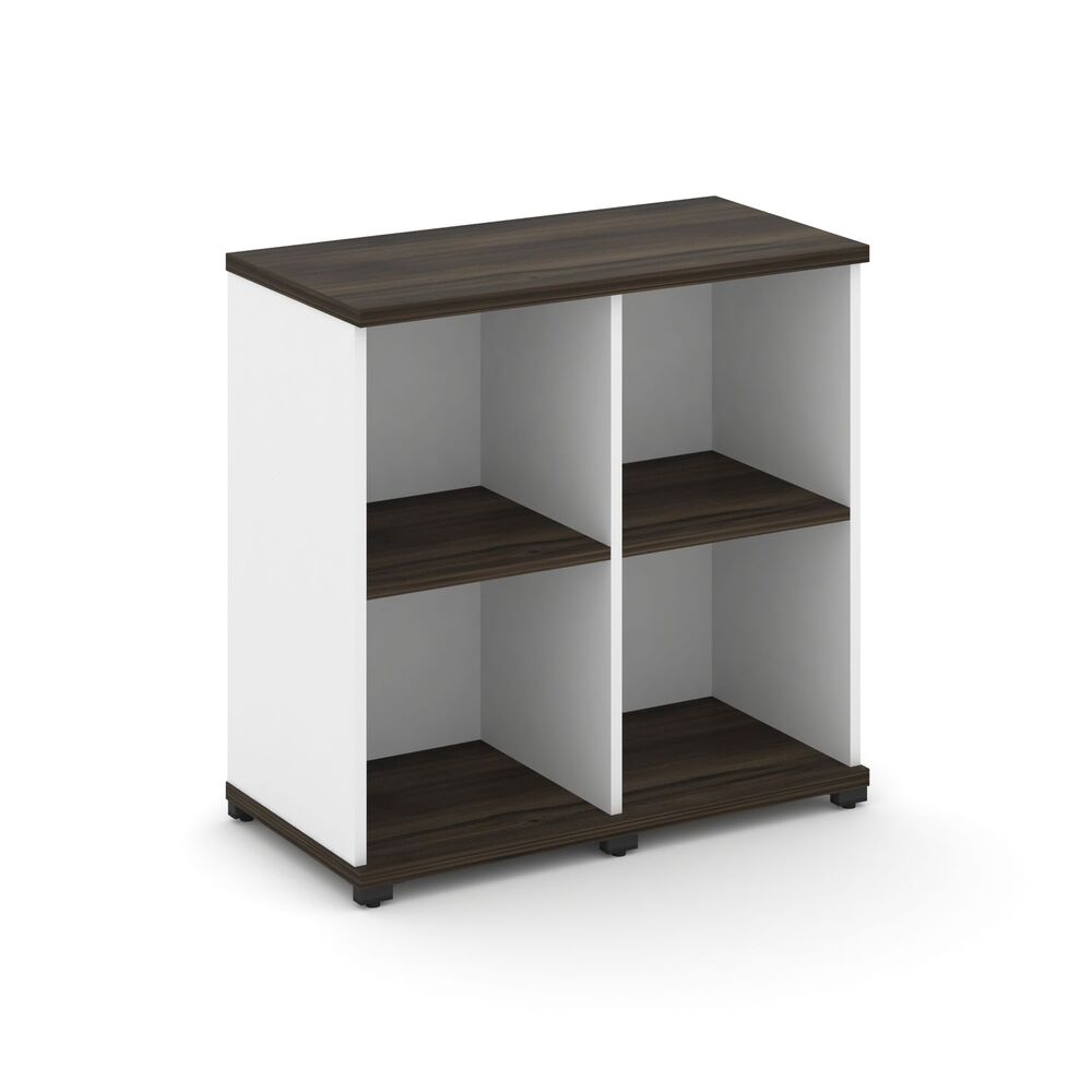 Стеллаж две узкие секции, 2 ниши