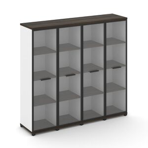 Шкаф четыре узкие секции, 4 ниши