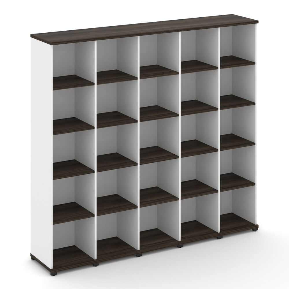 Стеллаж пять узких секций, 5 ниш