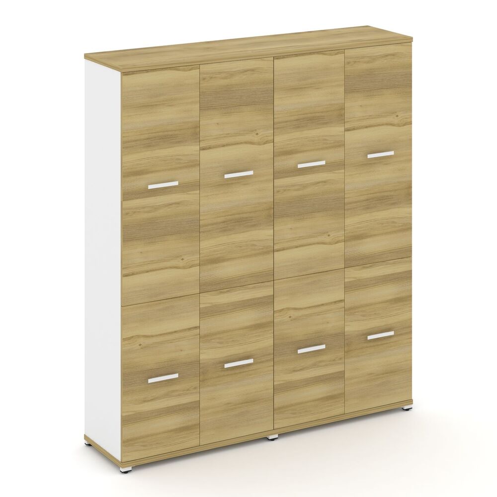 Шкаф две широкие секции, 5 ниш