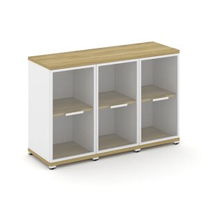 Шкаф три узкие секции, 2 ниши