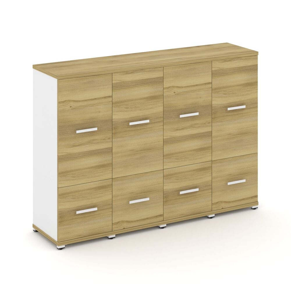 Шкаф четыре узкие секции, 3 ниши