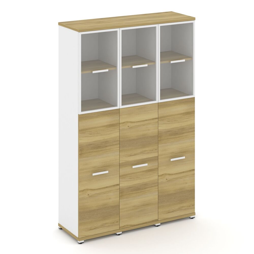 Шкаф три узкие секции, 5 ниш