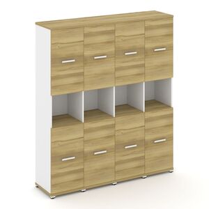 Шкаф четыре узкие секции, 5 ниш