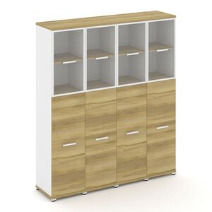 Шкаф четыре узкие секции, 5 ниш