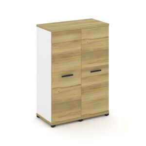 Шкаф две узкие секции, 3 ниши