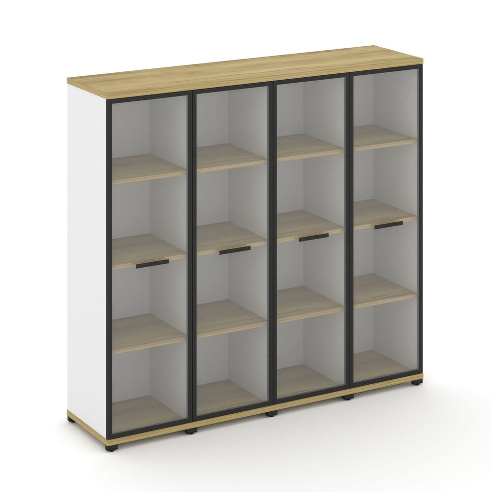 Шкаф четыре узкие секции, 4 ниши