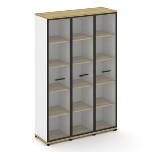 Шкаф три узкие секции, 5 ниш