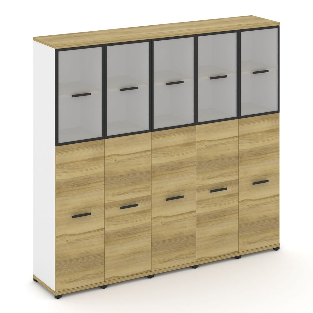 Шкаф пять узких секций, 5 ниш