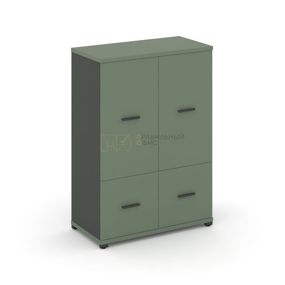 Шкаф одна широкая секция, 3 ниши