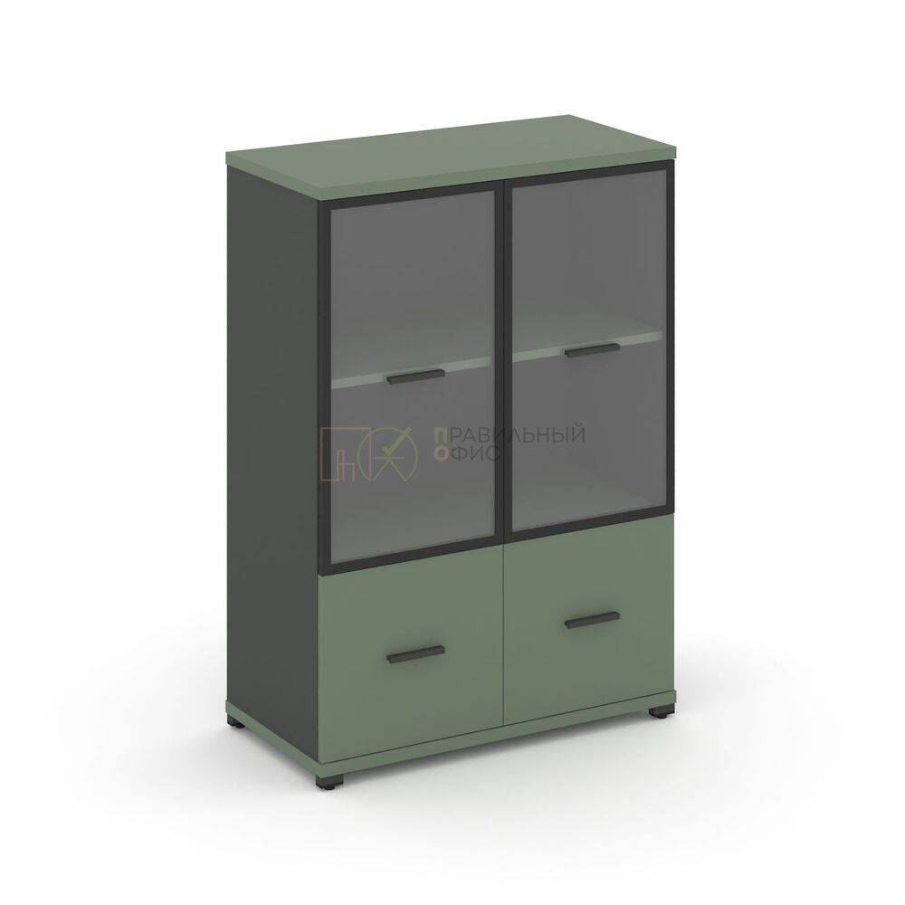 Шкаф одна широкая секция, 3 ниши