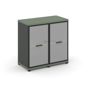 Шкаф две узкие секции, 2 ниши