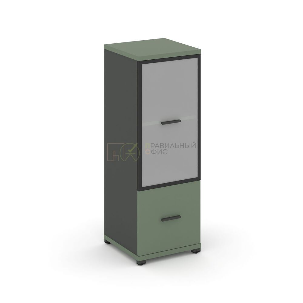 Шкаф одна узкая секция, 3 ниши