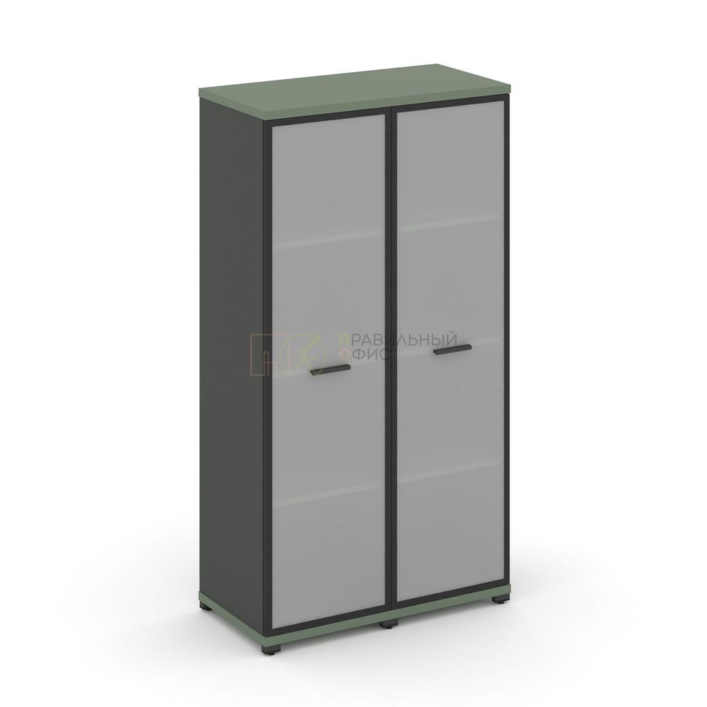 Шкаф две узкие секции, 4 ниши