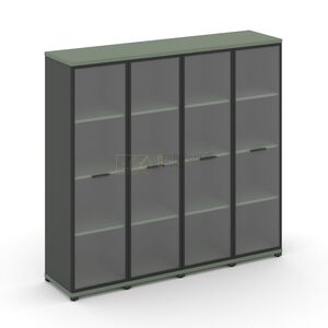 Шкаф четыре узкие секции, 4 ниши