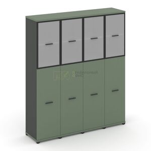 Шкаф четыре узкие секции, 5 ниш