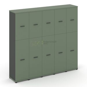 Шкаф пять узких секций, 5 ниш