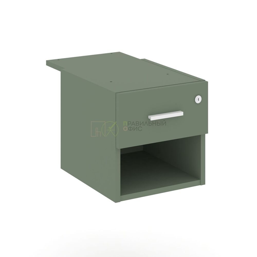 Тумба с одной открытой нишей и одним ящиком