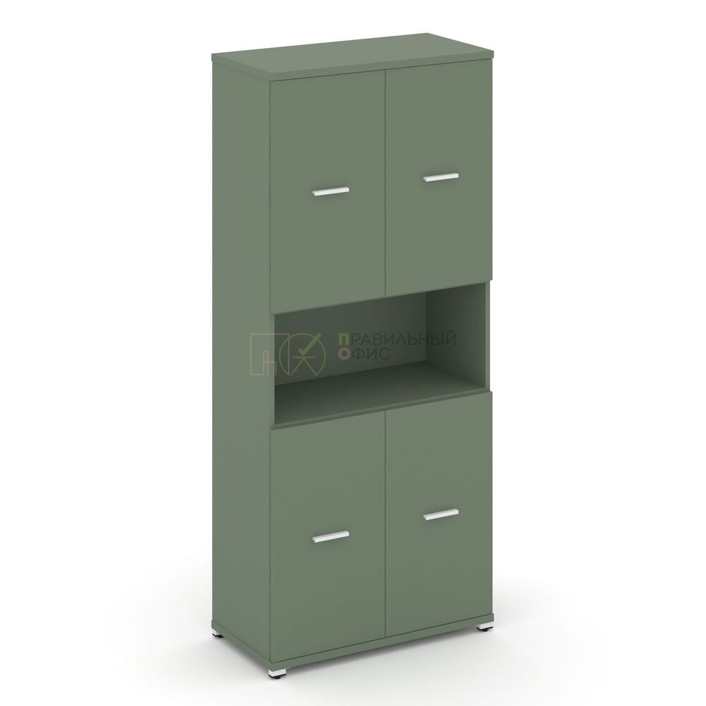 Шкаф одна широкая секция, 5 ниш