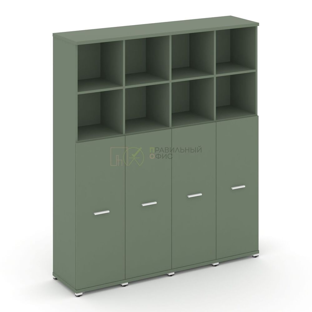 Шкаф четыре узкие секции, 5 ниш