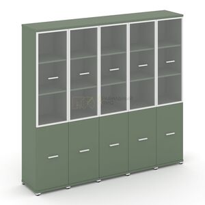 Шкаф пять узких секций, 5 ниш