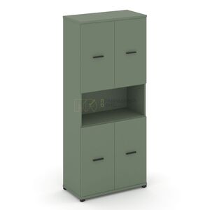 Шкаф одна широкая секция, 5 ниш